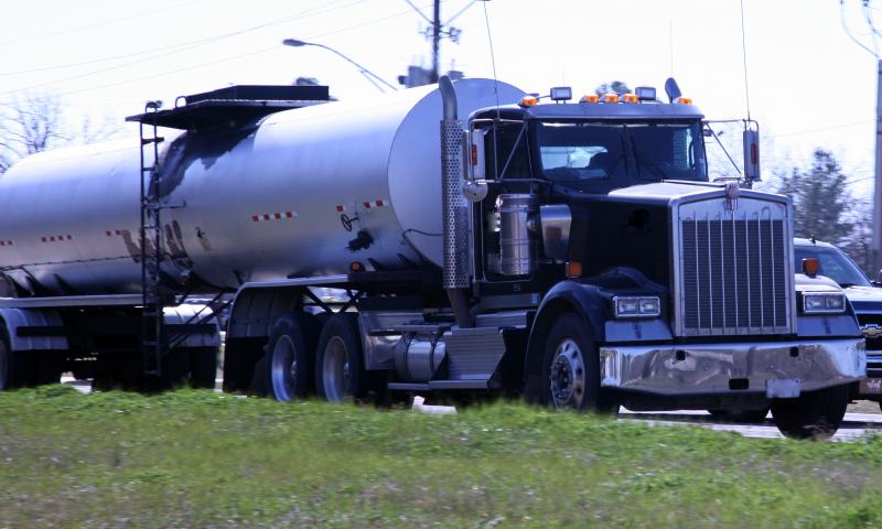 Oil and Gas Tanker Truck